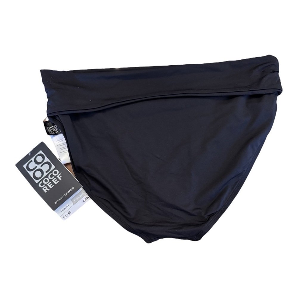 Coco Reef Classic Solids High Waisted Rollover Bikini Swim Bottom NWT - Picture 4 of 6
